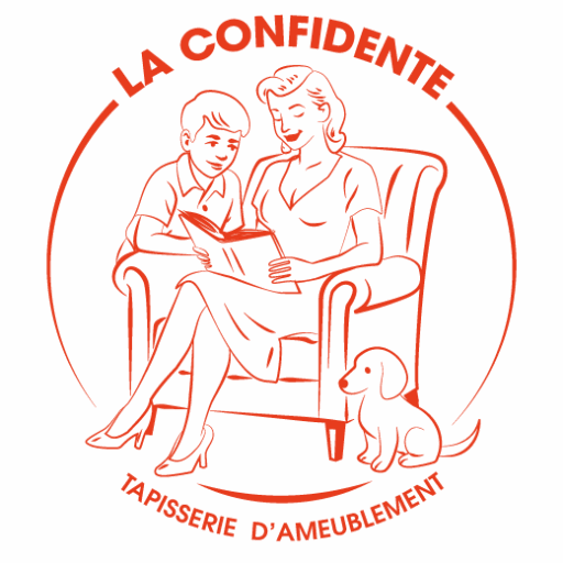 La confidente, Atelier de tapisserie